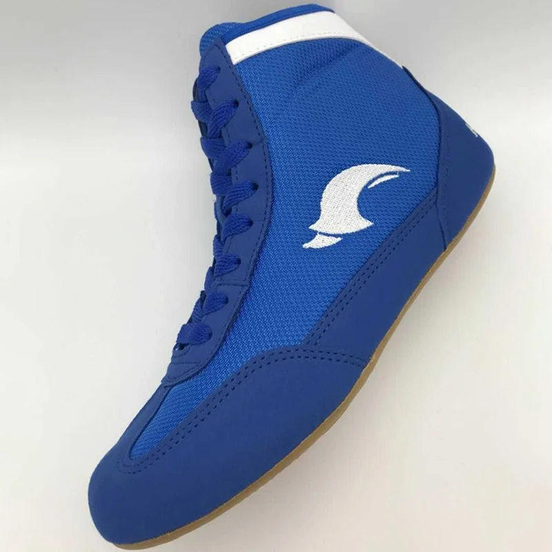 HONGGANG Size 28-46 Men Women Boxing Boots Wrestling Shoes Children's Training Comfortable Smabo Shoes Gym Fitness martial arts shoes wrestling boots