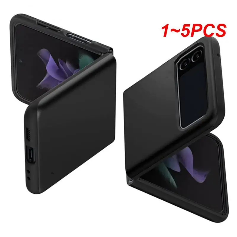 1 ~ 5 Pezzi Copertura Protettiva Guscio Paraurti Posteriore Trasparente Per Galaxy Z Flip 3 5G Custodia Per Galaxy Z Flip 3 Antiurto Tinta Unita
