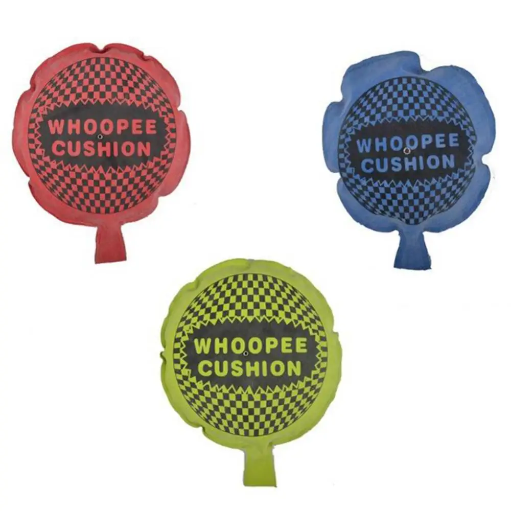 1Pc Funny Whoopee Cushion Jokes Gags Pranks Maker Trick Whoopy Balloon Fart Pad Novelty Whoopee Cushion Pad Tricky Joke Gag 2