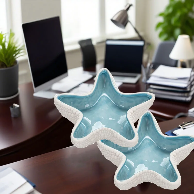 Ceramic Starfish Ashtray Beach Theme Home Decor