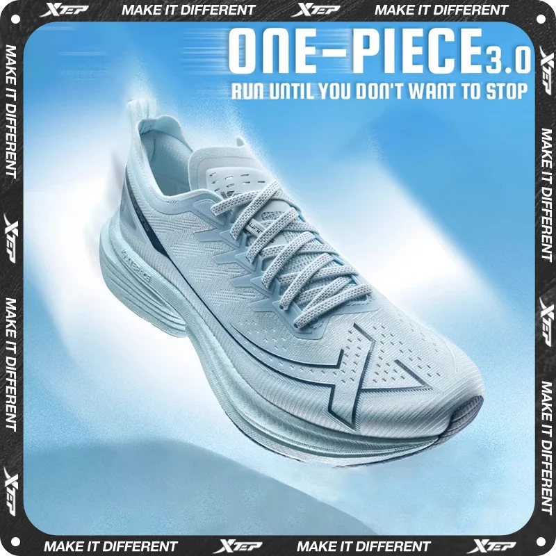 Xtep One Piece Model 3.0 Men Running Shoes 2025 Spring Comfortable