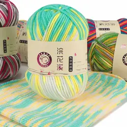50g Fancy Yarn Trapillo Garn Yarn for Knitting Cotton Crochet Knitted Yarn Lana Colorful Yarn Encajes Y Puntillas