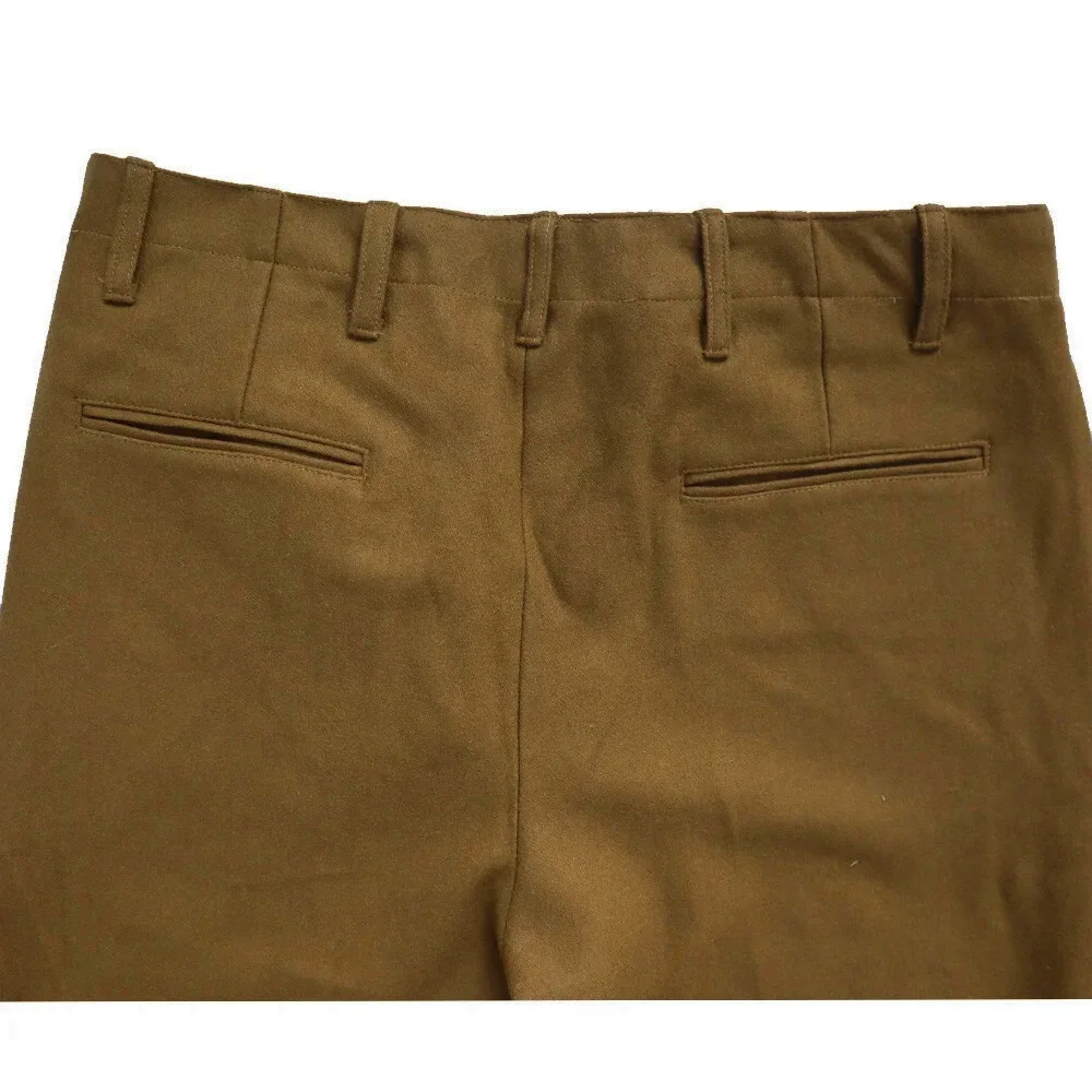 WWII WW2 M37 Pants Uniform US Woolen Cloth Trousers Normandy Landing Retro WW2 Training Uniform Khaki Winter Wear 4