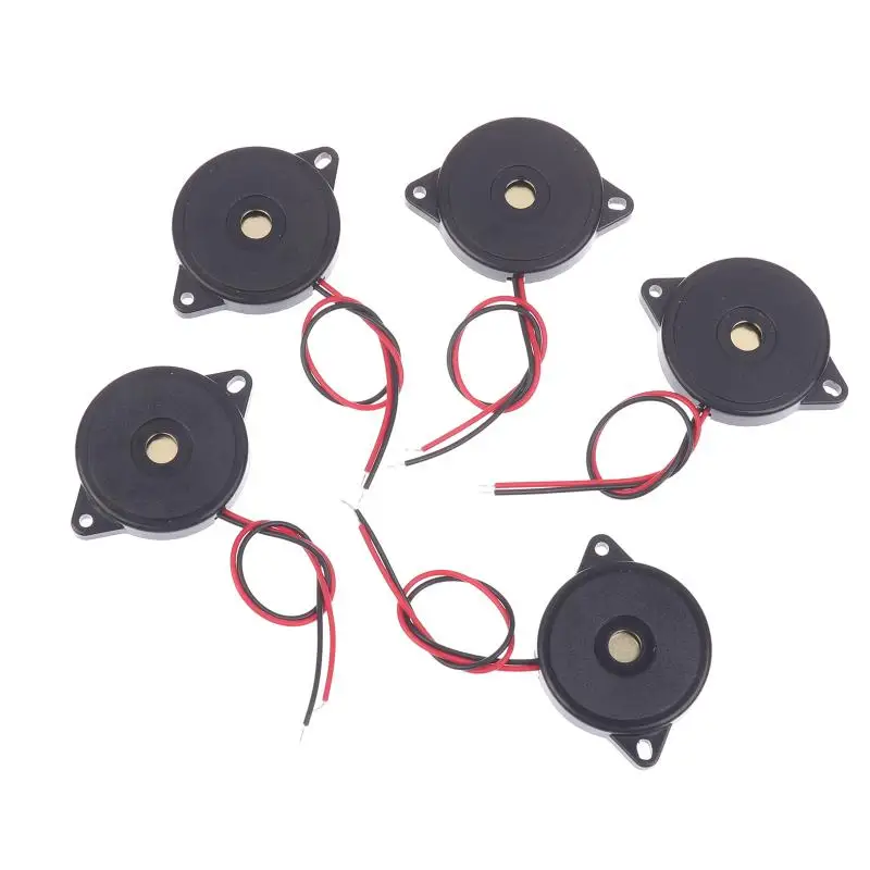 5/10/15Pcs 3040 패시브 압전 버저 Arduino DIY 자동차 알람 전자 프로젝트용 와이어가 있는 고데시벨 버저