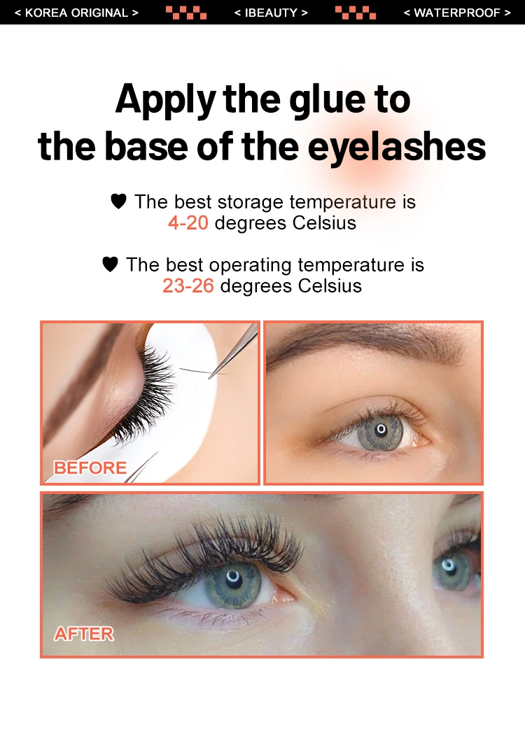5 ml IB Master Kleber 0,5 s Schnell Trocknend Korea Original IBeauty Falsche Wimpern Kleber Wimpern Verlängerung Kleber Feste liefert Schönheit Shop – Detail 5
