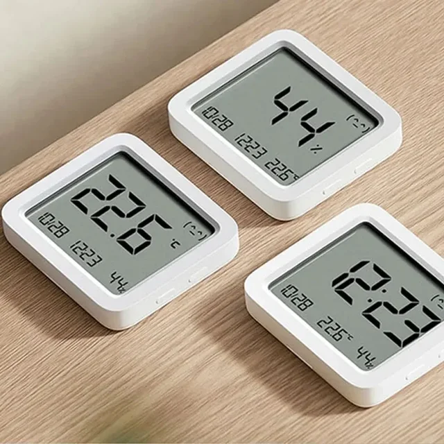 Original XIAOMI Mijia Smart Temperature Humidity Sensor 3 Thermometer Electric Digital Hygrometer Humidity Meter with Mijia APP 3