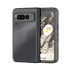 DUX DUCIS Outdoor Military-Grade Airbag Anti-Fall Case with Acrylic Shockproof Armor Back Cover for Pixel Fold (Black)