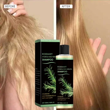 Organic Rosemary Shampoo for Hair Growth Natural Thickening & Strengthening Shampoo with Hydrolyzed Keratin Hair Care 1