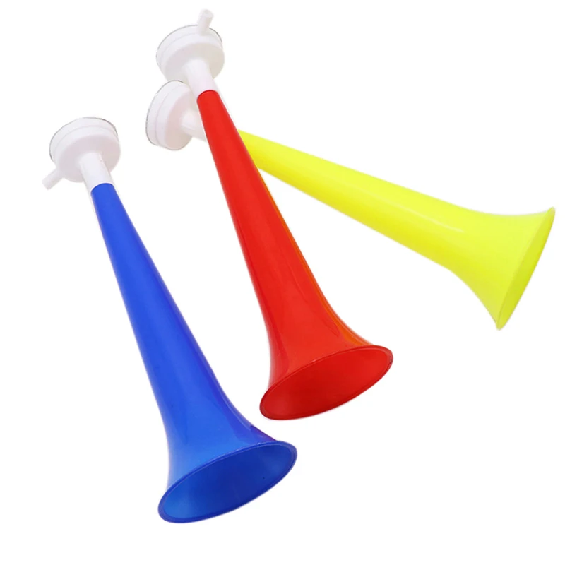 Description Picture 5 of itemPractical Cheer Plastic Horn Plastic Soccer Game Cheerleading Props For Fans For Kids Trumpet Soccer Cheer Horn Appliances