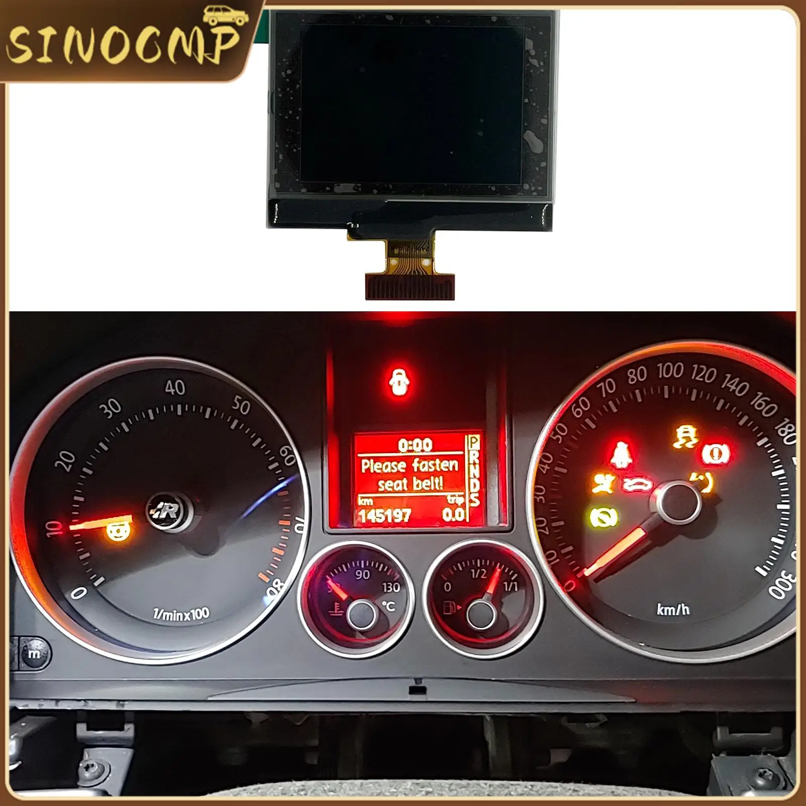 대시보드 LCD 디스플레이 화면 1TD920862 1K0920861M 92290206 VW 골프 V 파사트 B6 투란 Mk1 제타 Mk5 캐디 Mk3 이오스 시트 스코다용