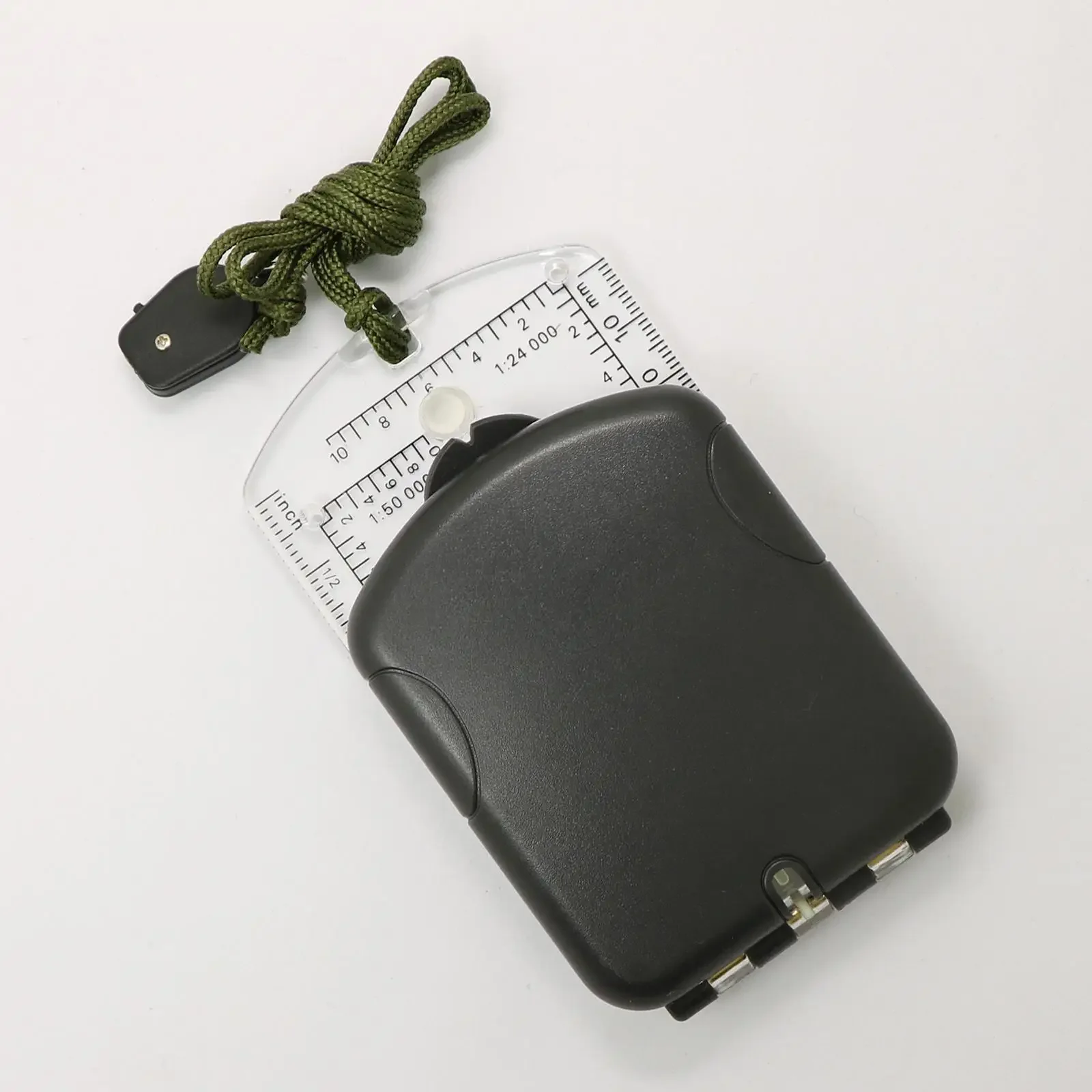 자석 나침반 미니 방수 캠핑 장비 플라스틱 도구 (사냥, 하이킹, 지질학, 스카우트 활동용)