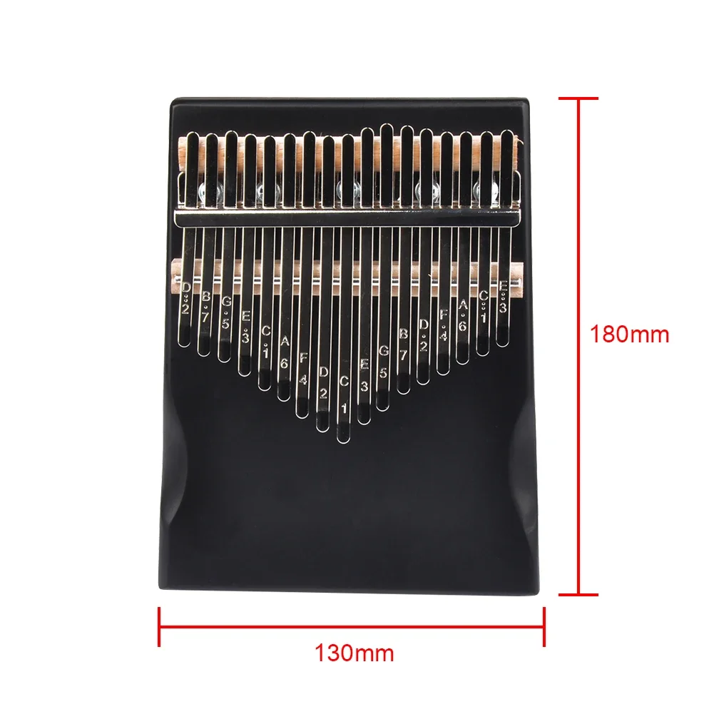 17 Keys Kalimba Pine Wood Musical Instrument Thumb Finger Piano for Beginner