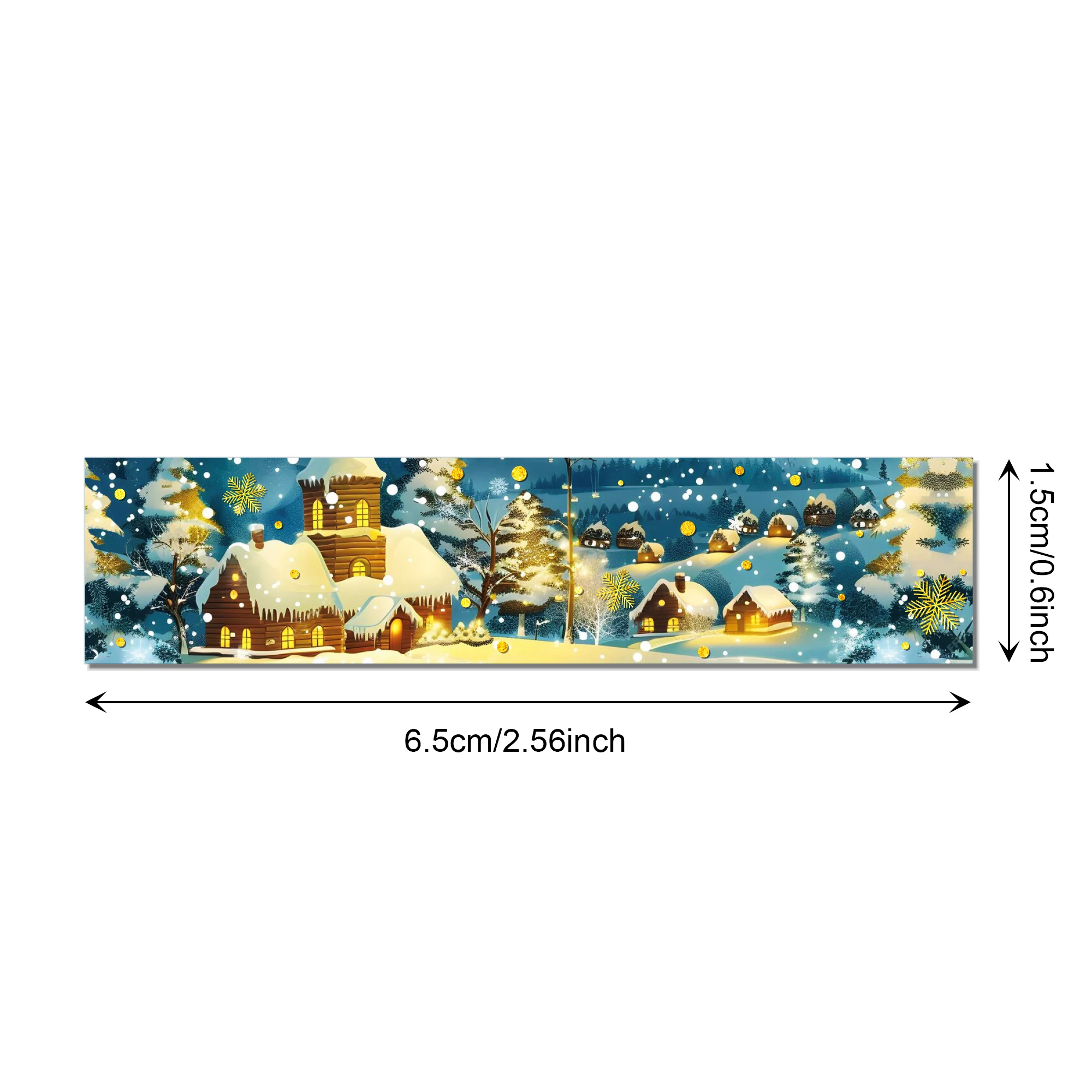 12 Rollen Weihnachten Weihnachtsmann Hirsch Schneeflocke Masking Washi Tape Party Handbuch Etikettenaufkleber für Scrapbooking Tagebuch Journal – Detail 8