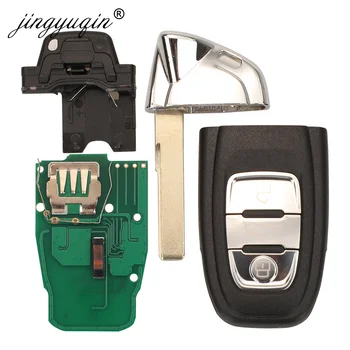 Keyforkess//K /J 8K0959754D portachiavi per auto remoto completo intelligente per Audi A4 A5 A6L A7 Q5 Keyless Go 315/433/868Mhz pcf7945AC - Jingyuqin K J 8K0959754D portachiavi per auto remoto completo intelligente per Audi A4 A5 A6L