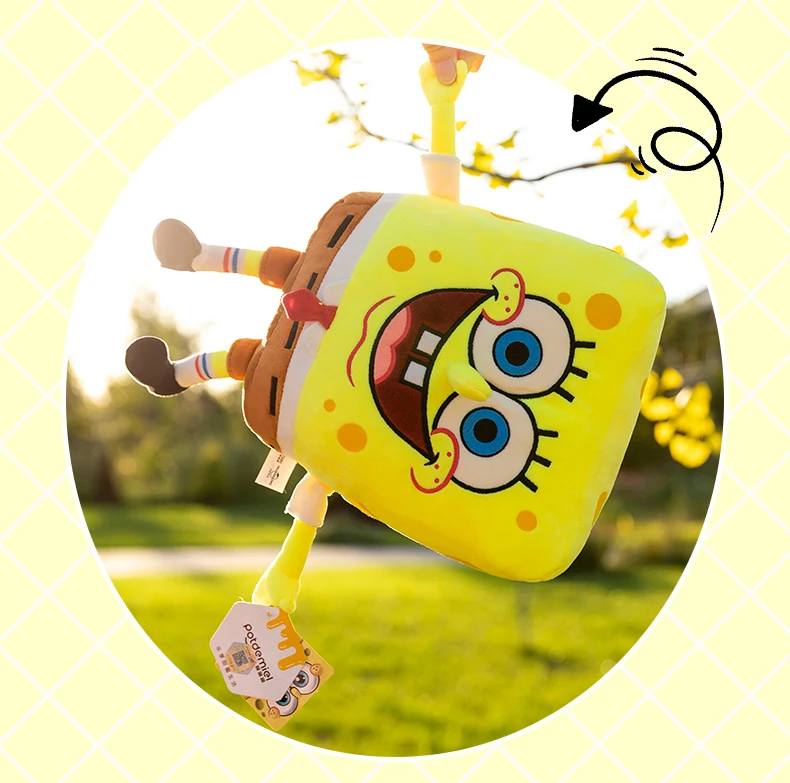  Original Peluche Spongebob Patrick Star Eugene H. Krabs Gary the Snail Plush Toy Throw Pillow Cute Plushies Decorations Gift