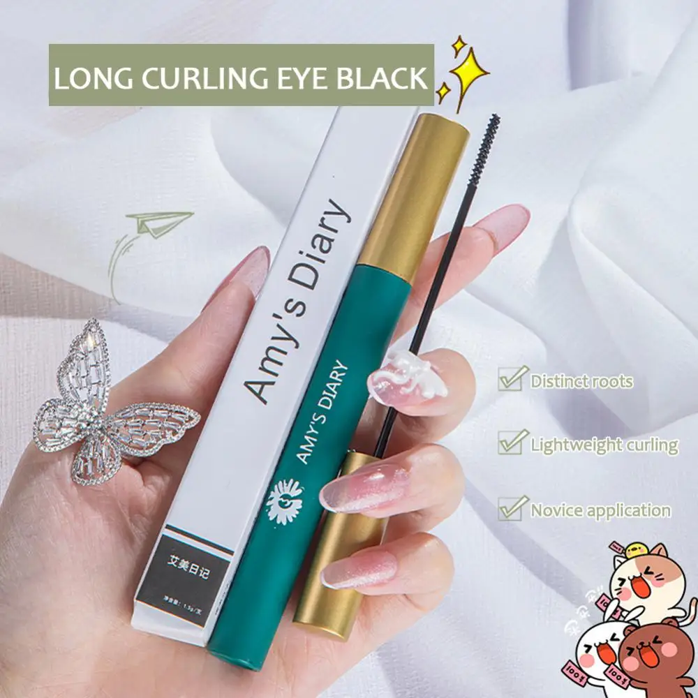 Black Mascara Lengthens Eyelashes Extra Volume Long Lasting Waterproof Natural Lashes Female Professional Makeup Korean Cosmetic image