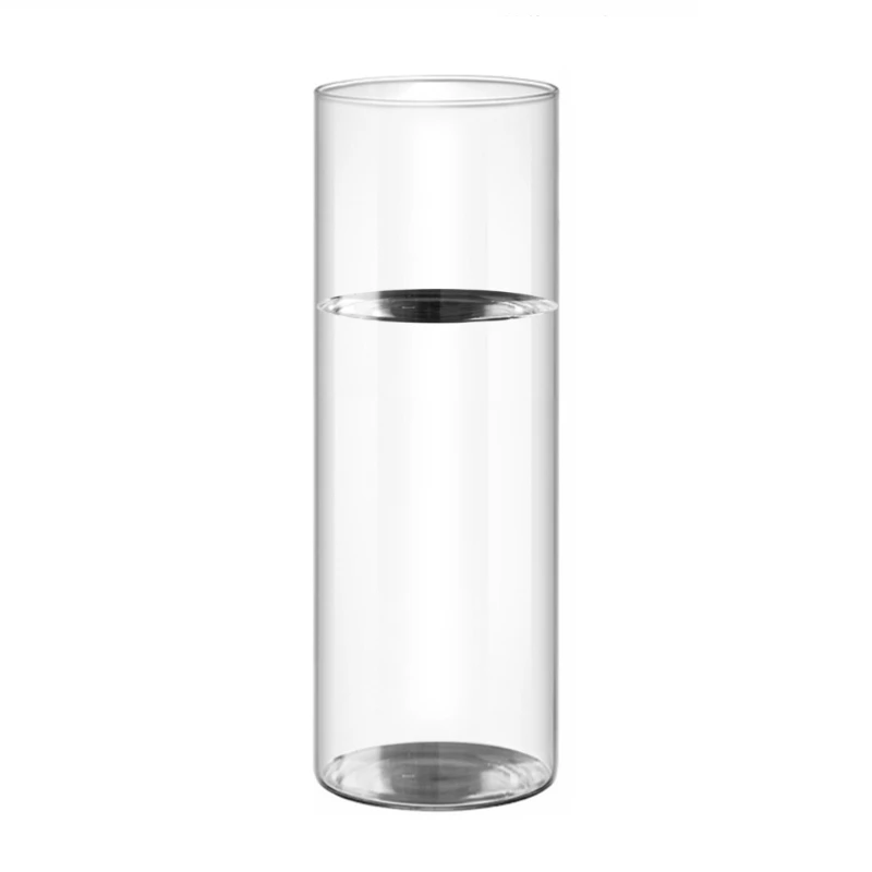 Clear Glass Vase Glass Cylinders Vase Florals Container, Flower Vase Perfect for Displaying Flowers in Any Space Dropship 4