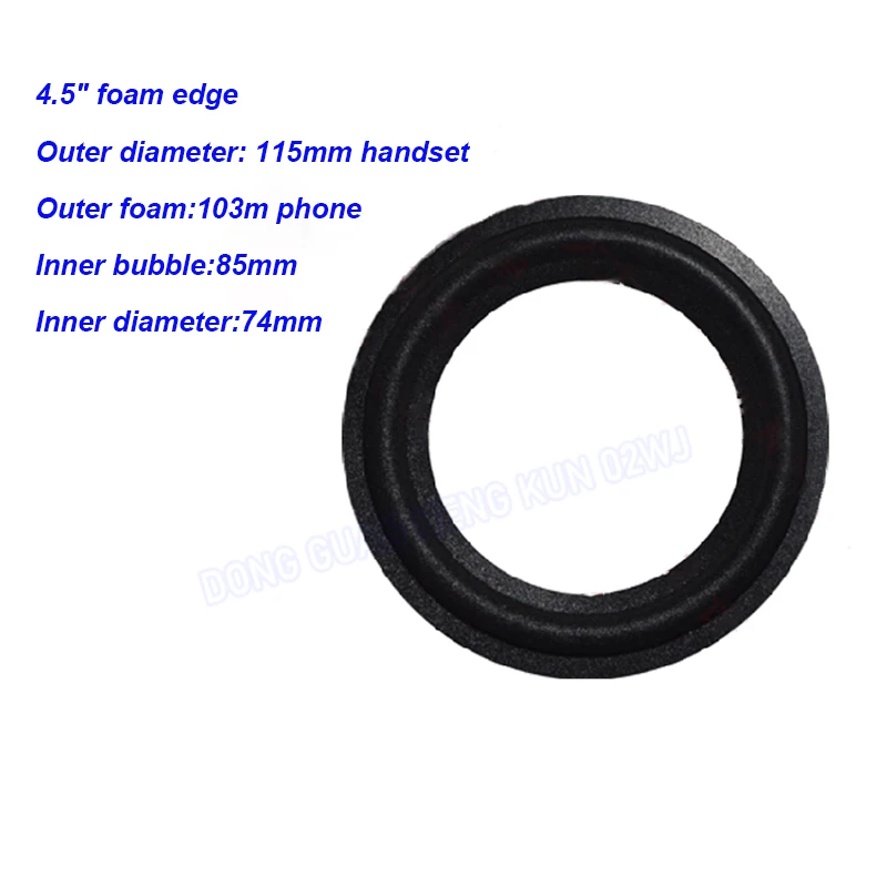 

Loudspeaker Vibrating Foam Trim 4.5" Foam Edge P2 P9 P30 P31 P33 Grey Horns Edge Folded Ring Trim Ring