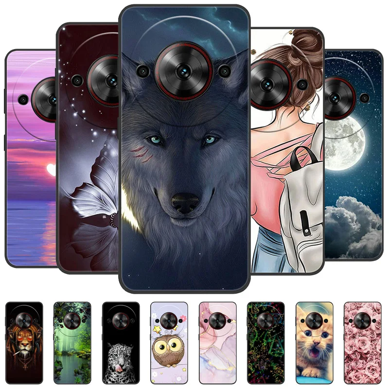Elegant Silicone Marble Black Protective Case Cover - Soft, Stylish Bumper Design