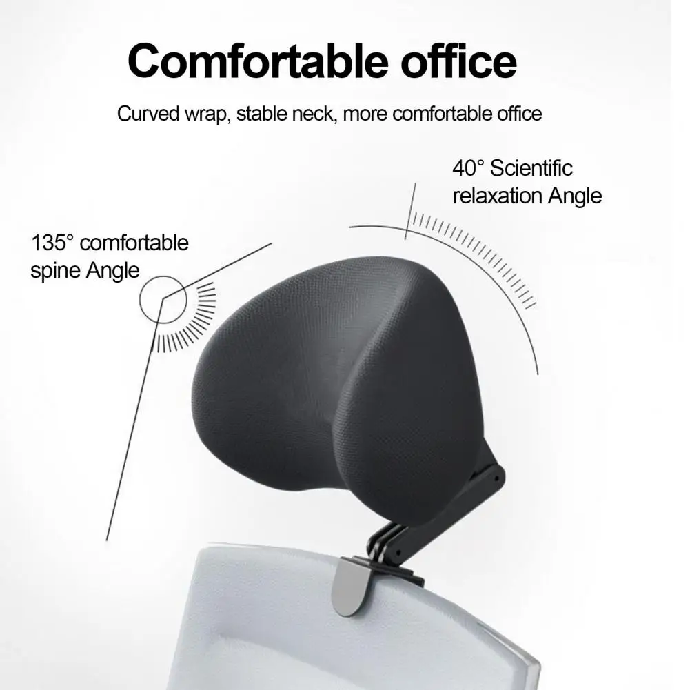 Chair headrest universal ergonomic office chair head pillow adjustable support cushion work home school