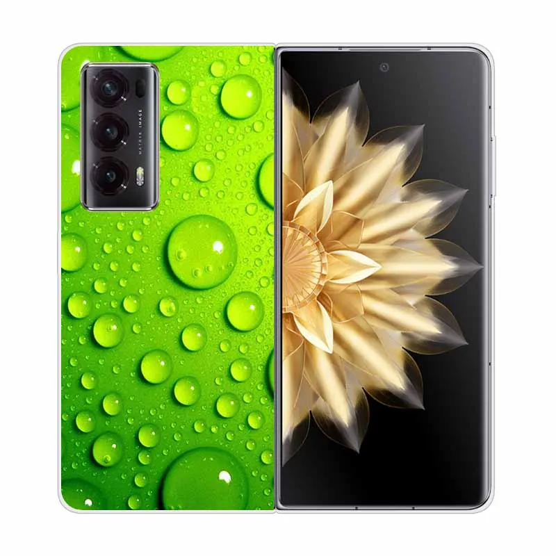 Enhanced Clear Print Hard Case with Wolf and Lion Design