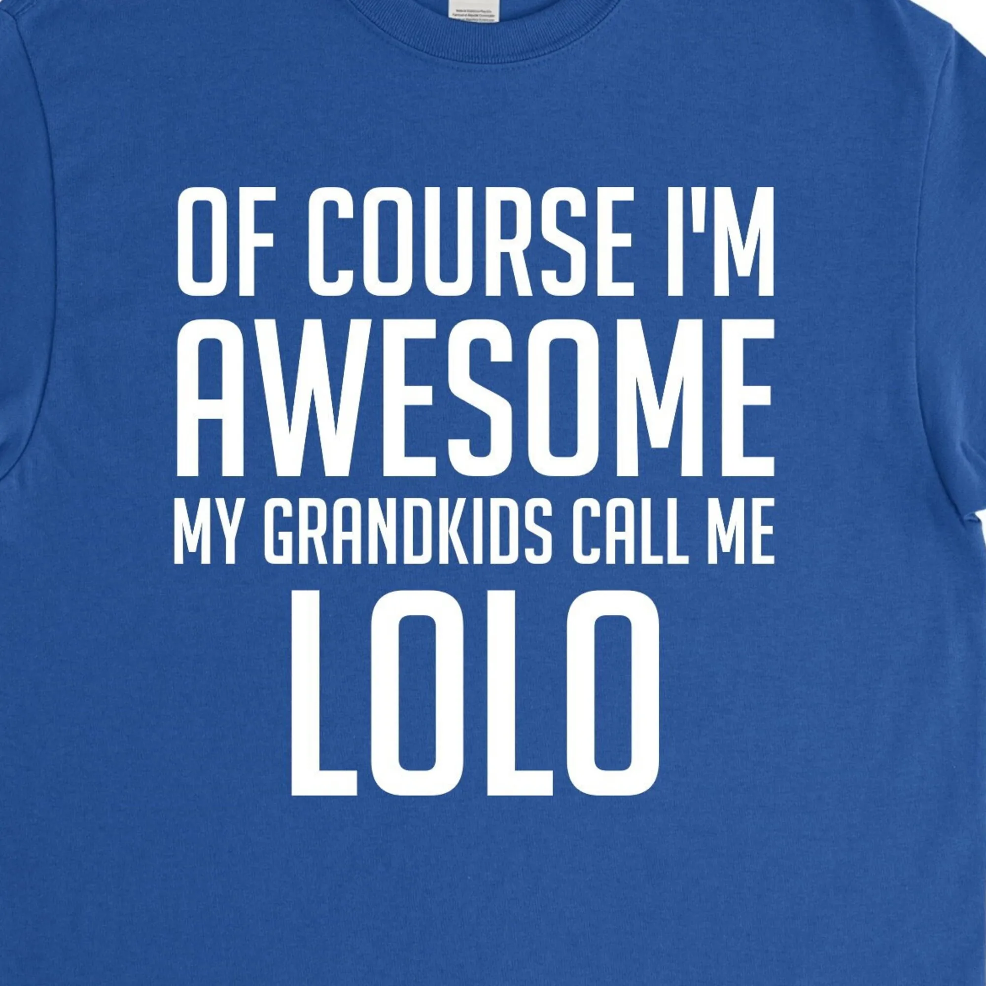 Camicia Lolo, Regalo Lolo, Festa Del Papà Lolo, Regalo Per La Festa Del Papà, Fantastico Lolo, T-Shirt Lolo Personalizzata, Regalo Da Grandkids