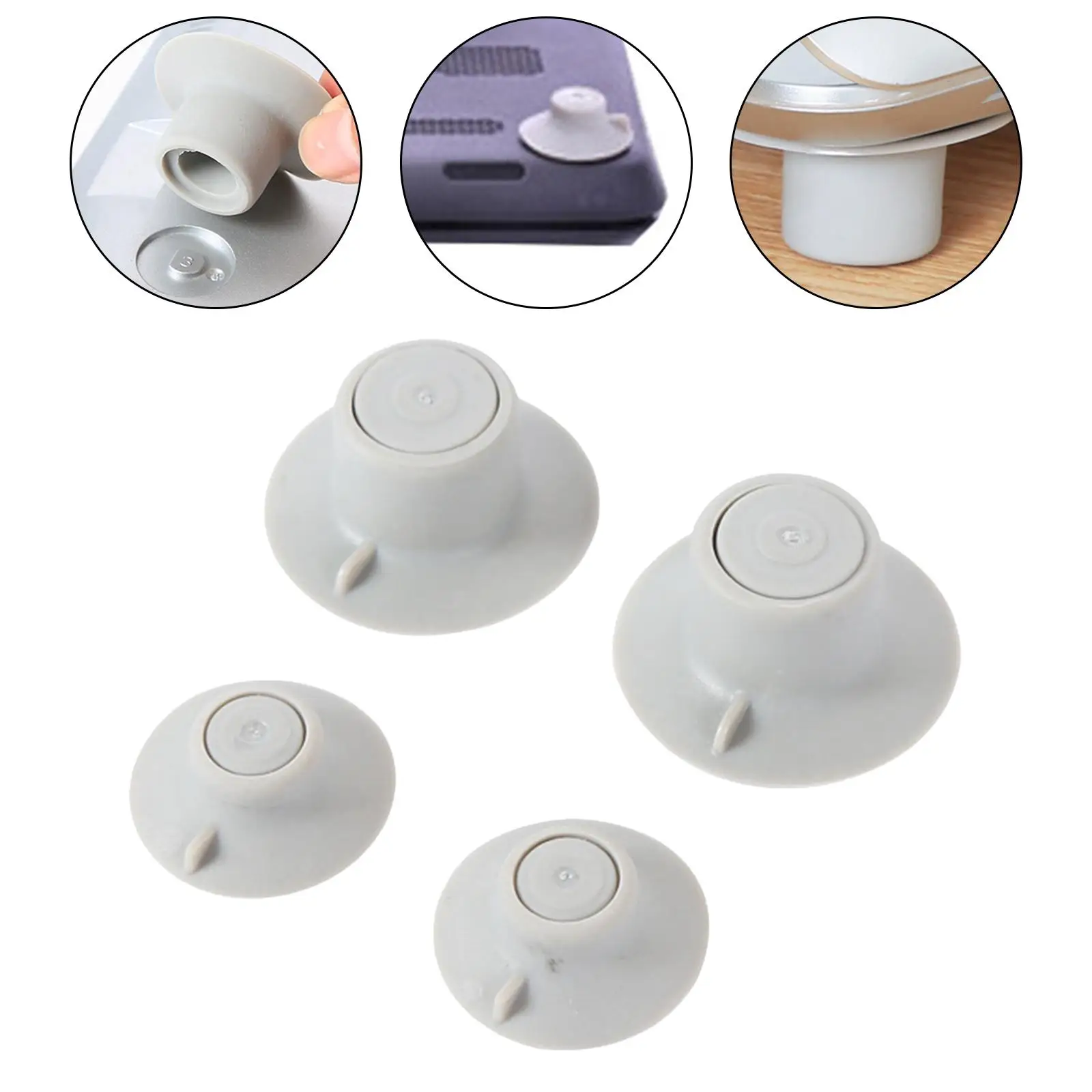 4Pcs Laptop Notebook Cooling Feet Universal Sturdy Heat Dissipation Stand 4Pcs Laptop Notebook Cooling Feet Universal Sturdy Heat Dissipation Stand