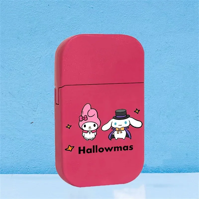 Sanrio family kawaii Hello Kitty cute Kulomi gas lighter cartoon  Cinnamoroll creative pink flame ins high value for boyfriend