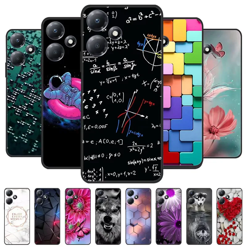 Silicone Soft Black Lion Cat Bumper Protective Case