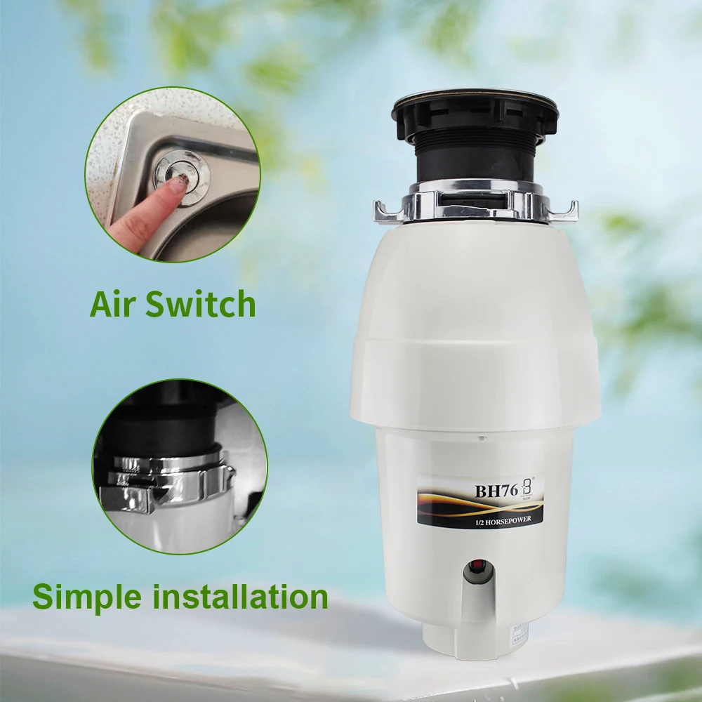 BoneHammer Food Waste Disposer 1/2HP Garbage Disposal, 48 OFF