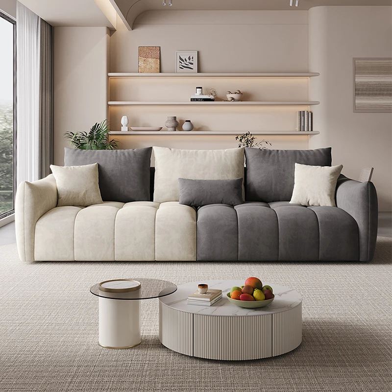 

Lounge Puffs Living Room Sofas Comfortable Small Leather Lazy Living Room Sofas Cloud Divani Da Soggiorno Patio Furniture