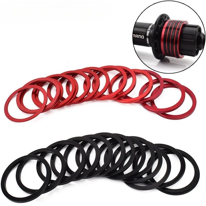 Bicycle Flywheel Gasket CNC aluminum alloy flywheel gasket bicycle mountain bike BB center axle flywheel gasket flower drum tower base ring