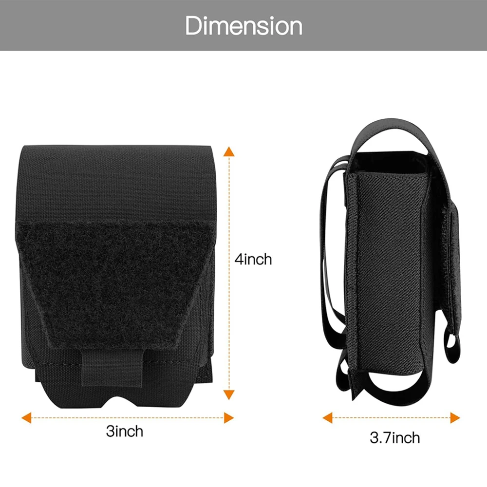 Handcuffs Pouch Molle Shackles Case Universal Handcuffs Holster Quick Release Standard Chain Cuffs Holder for Tactical Vest 6