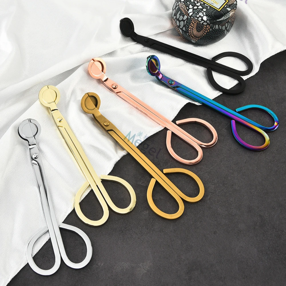 Candle Wick Trimmer Multiple Style Handle Scissors Candle Making Tool Candlestick Container Trimmer Incense Accessories Supplies candle wick trimmer