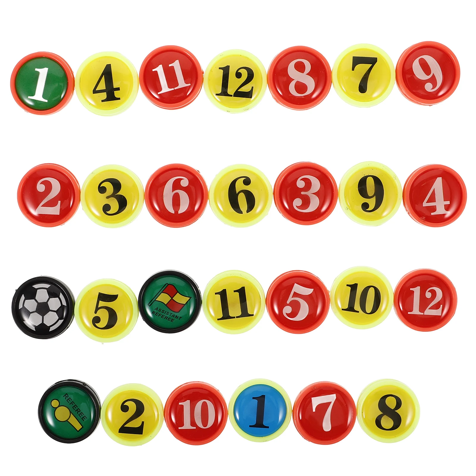 Magnetic Soccer Board Numbered Player Coaching Board Football Player Training Match Replacements 27pcs football party toys