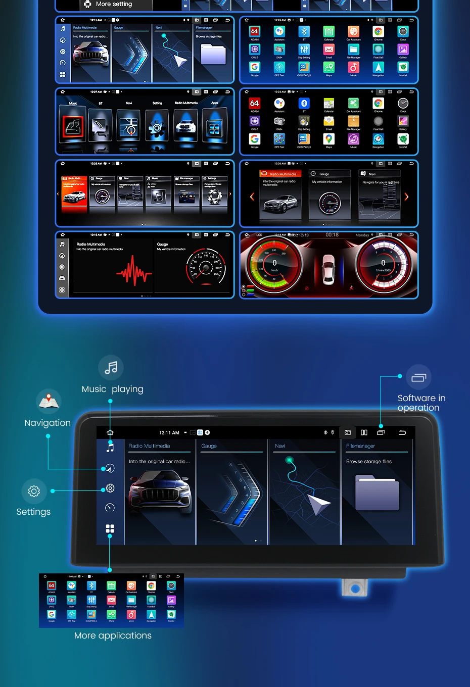 MEKEDE EU lager NEUE Android 14 Auto Drahtlose Carplay Für BMW X1 E84 2009-2015 GPS 2 Din Auto Radio intelligente system Autoradio – Detail 22