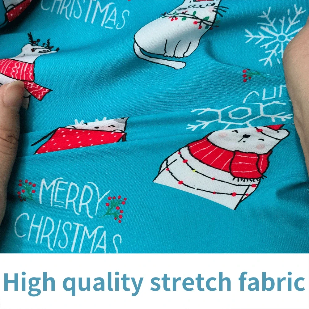 Beautician Workwear Unisex Cartoon Print Breathable Scrub Tops Lab Uniform Shirt