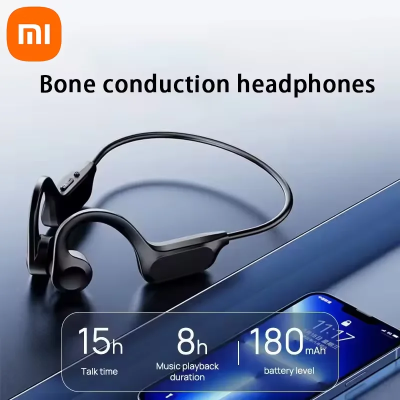Xiaomi X7 Bone Conduction Wireless Earphone Sport Swimming Bluetooth Compatible Headphone Hand-free With Mic For Sports Earbuds 3