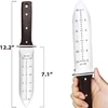 Professional Hori Garden Knife with Leather Sheath, Protective Handguard, Garden Tools Spatula for Weeding, Digging, Cutting 1