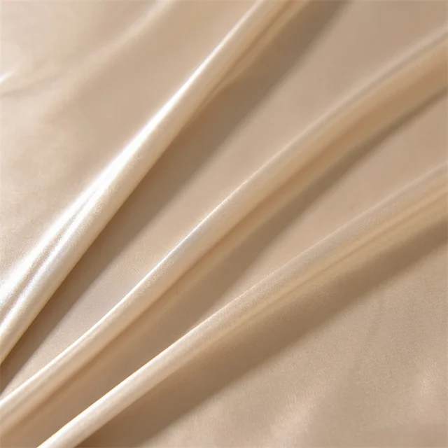 Drap-housse élastique en Satin à la mode, 3 pièces, bandes élastiques pour housse de matelas, literie (1 drap-housse + 2 taies d'oreiller) 5