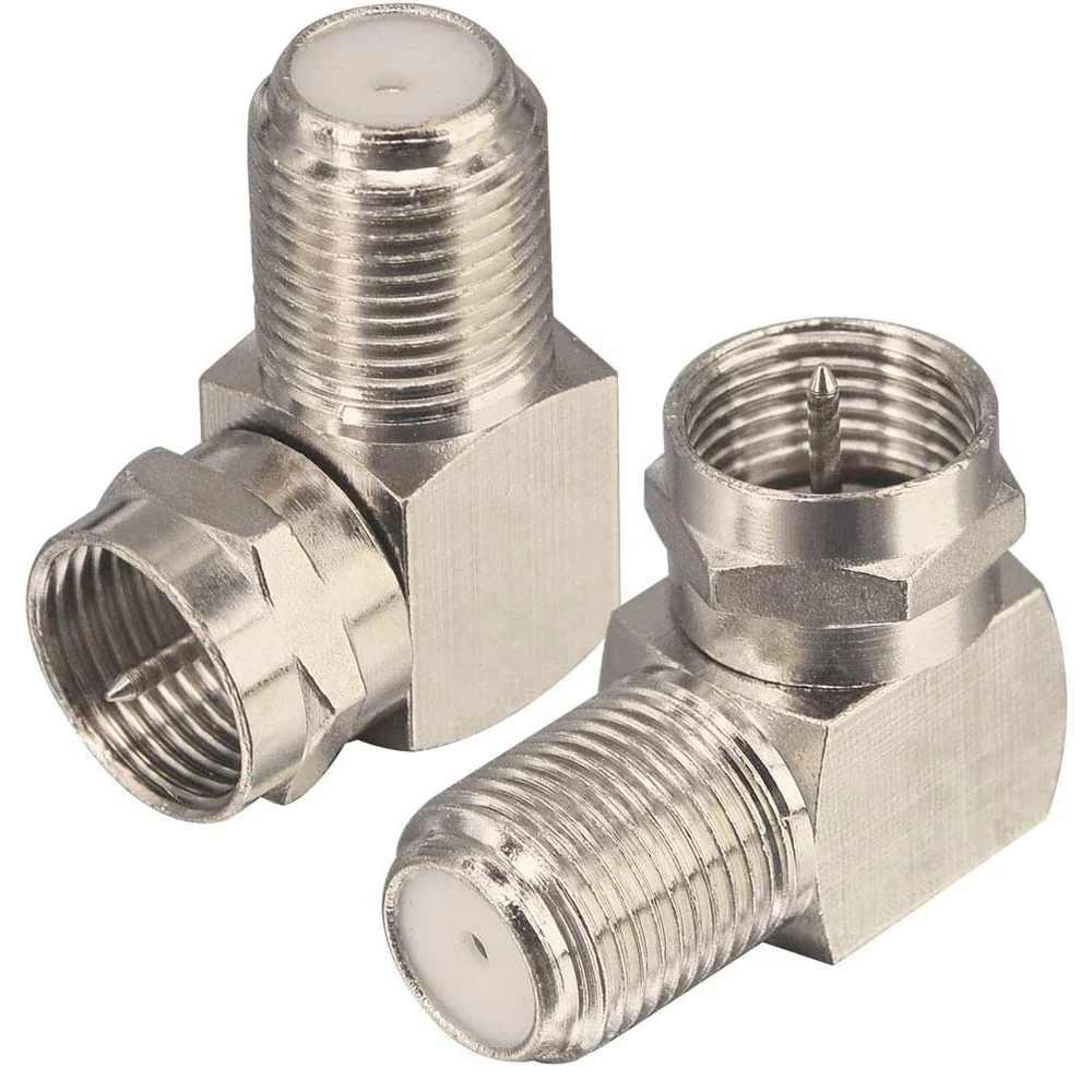 Lot De 2 Fiches D'antenne Mâle Et 2 Prises Femelles Pour Fenêtre De