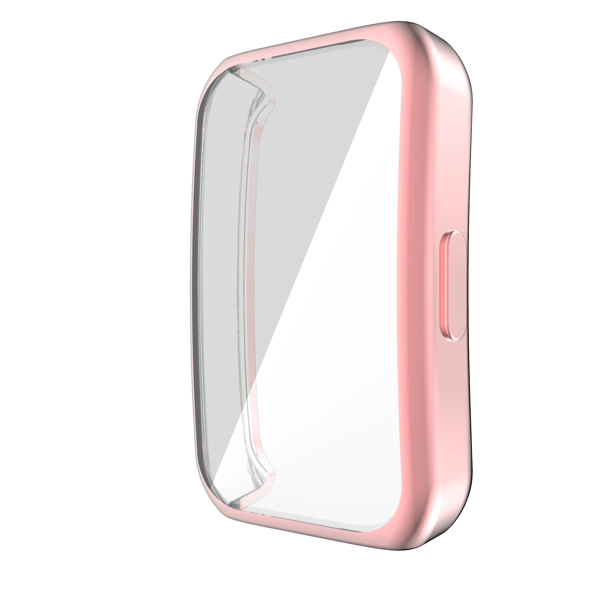 TPU Soft Protective Frame with Plating Finish - Full Screen Protector Shell