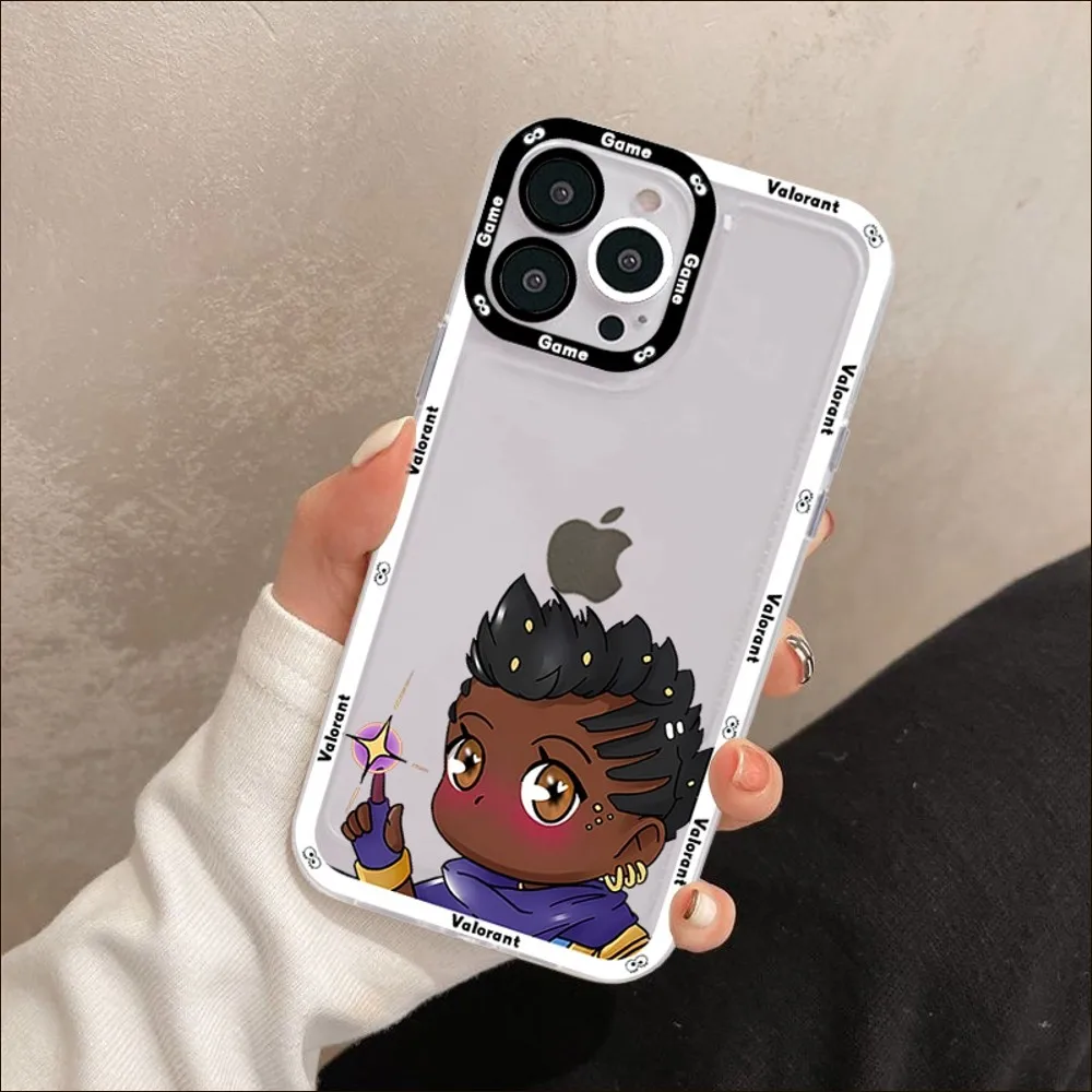 Charming Valorant Game-Themed Shockproof Phone Case - Couples Edition