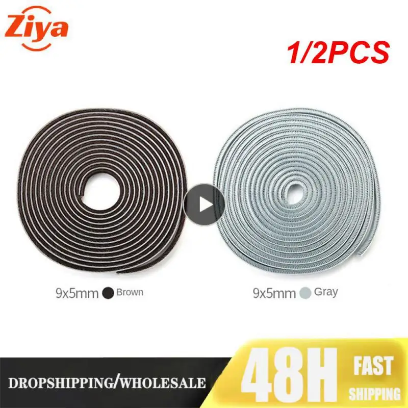 1/2PCS Window Brush Seal Strip Self Adhesive Weather Stripping Door Sweep Soundproof Dustproof Window Hardware Tool
