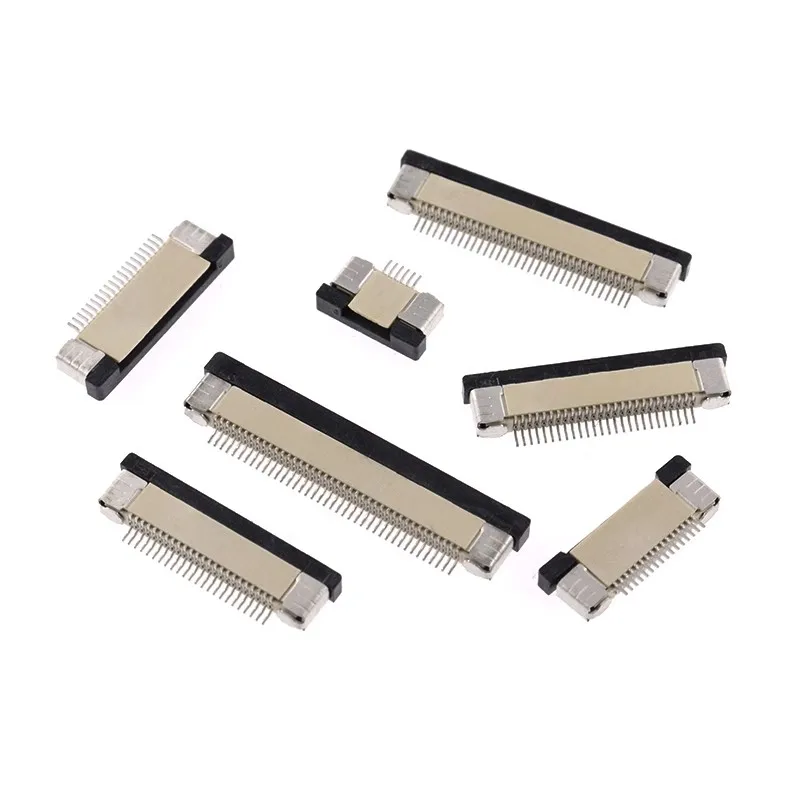 Wire Connectors 10pcs FPC 0.5mm/1.0mm Pitch Drawer Type Socket 4P-60Pin wire connectors