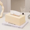 【EpeiusHome】 Paper Box Household Coffee Table Surface Tissue Box Light Luxury Nordic Simple Storage Box 5