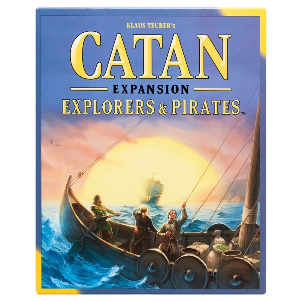 

Explorers & Pirates Expansion Strategy Board Game for Ages 12 and Up Playing Cards Social Games of Tables for the Whole Family
