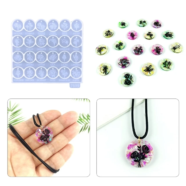 Resin Silicone Ball Beads Mold Pendant Mould DIY Craft Jewelry Making Tool  Jewelry Making Craft - AliExpress