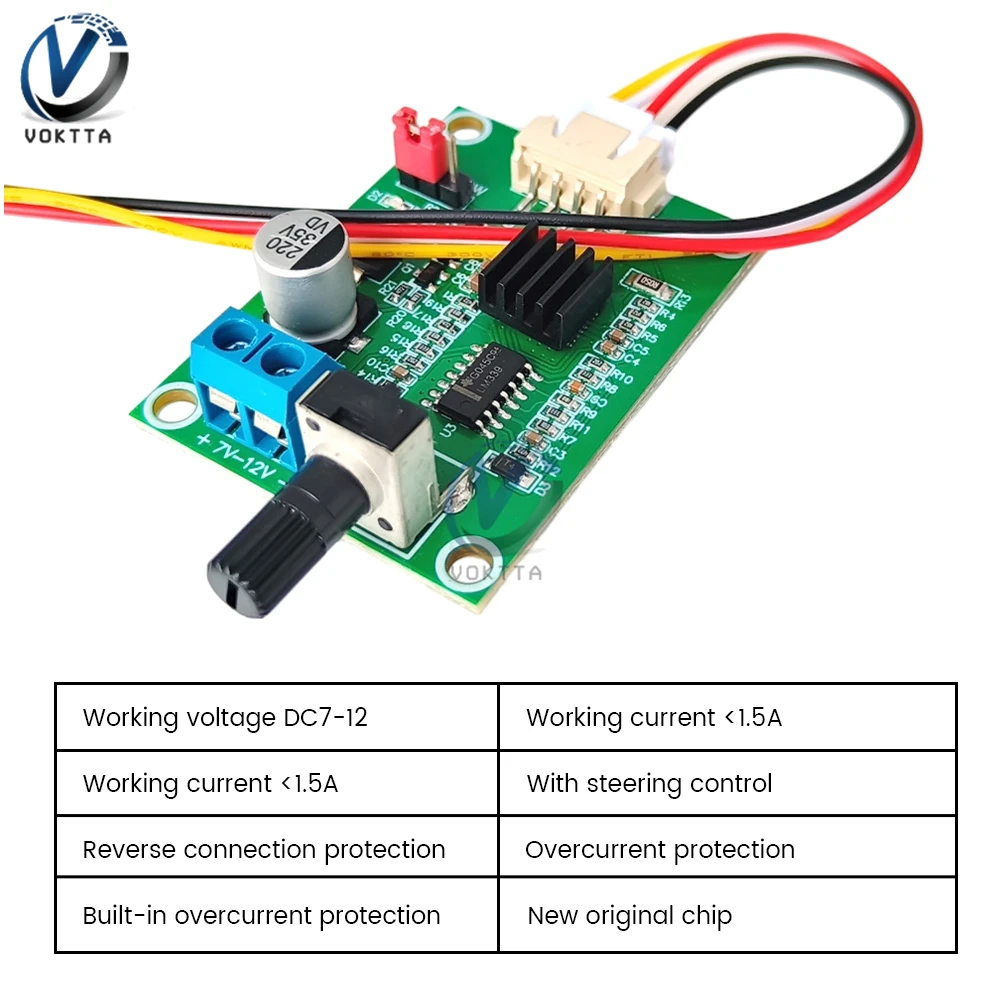 DC 7-12V Brushless DC Motor Driver Controller Board Optical Drive Hard Disk Motor Controller Speed Control Potentiometer Knob dc motor speed controller electric motor speed controller motor speed controller