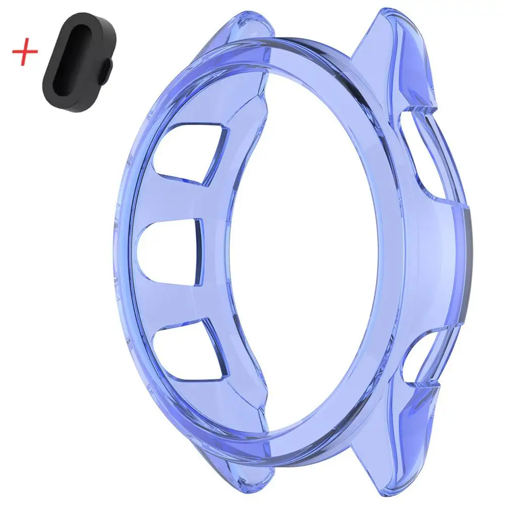 TPU Transparent Hollow Case with Soft Screen Protector and Frame Bumper Cover